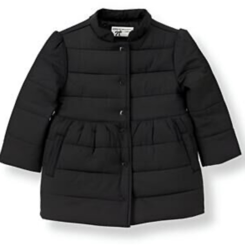 Janie and Jack black puff jacket 2T